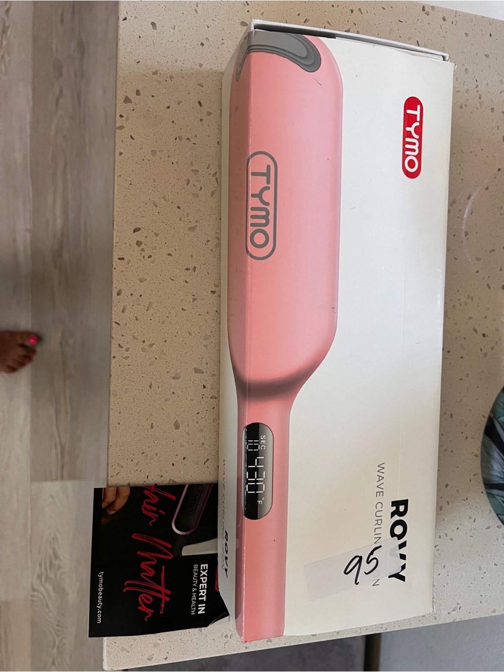 Tymo Pink Wave Curling Iron — Women’s Wave Styler